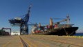 Cranes rise above the Aqaba Container Terminal in Jordan.