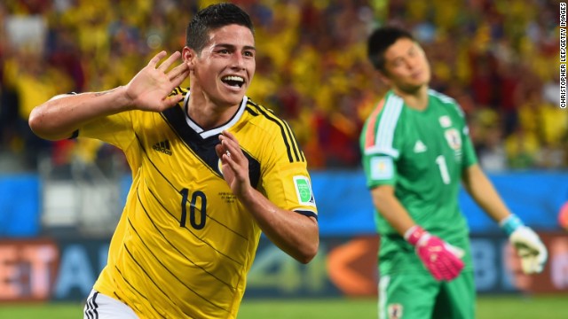 James Rodriguez is the stand out star in a vibrant Colombian team, who have won over legions of fans with its style, skill and choreographed goal celebrations. It makes its first ever appearance in the World Cup quarterfinals on Friday when facing hosts Brazil. Escobar's brother Jose and sister Maria Ester will be in attendance.