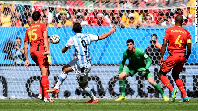 Higuain scores for Argentina.