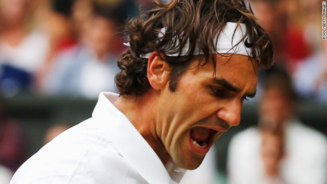 Seven-time champion Federer was often in inspired form as he took an early lead in the final.