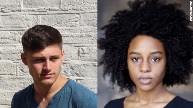 Actors Pip Andersen, left, and Crystal Clarke were picked from an open casting call to join the movie. Andersen is skilled in the training discipline parkour, and "The Force Awakens" will be one of Clarke's first feature films.