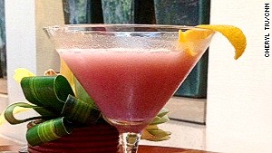 The Ube Martini includes purple yam, cranberry and vodka. 