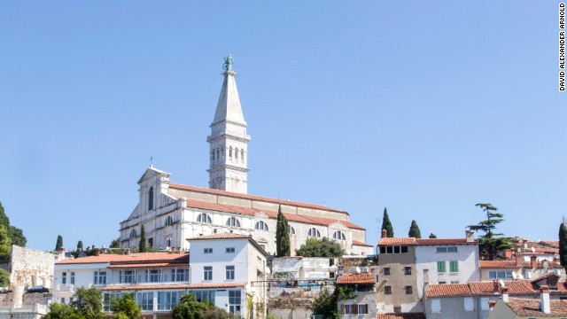 One of Travel + Leisure's top romantic summer getaways, the northern Croatian city of Rovinj features beautiful medieval scenery and loads of romantic dining options. 