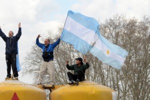 Recibimiento a Argentina en Buenos Aires