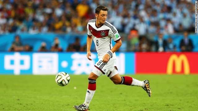 Mesut Ozil was man of the match when Germany crushed England 4-0 in 2009 and he was a fixture of Germany's triumphant team in Brazil.