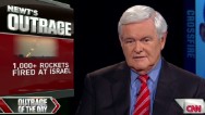 Gingrich outraged Israel under attack