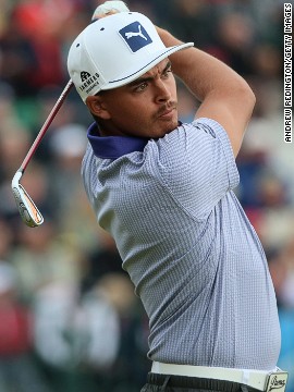 Rickie Fowler will be paired with McIlroy in the final round after claiming second outright on Saturday. The American's round included eight birdies and four bogeys. 
