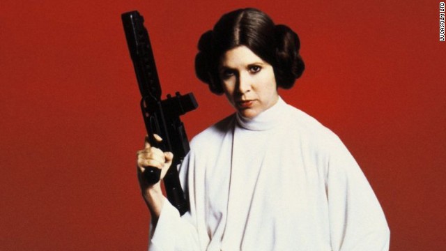 Blasting her way out of the Death Star, we knew fairly quickly that Leia was not one to be trifled with in the "Star Wars" films. Carrie Fisher played the role.