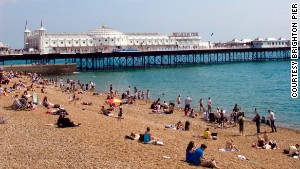 Brighton\'s only remaining pier (the rest have burned down).
