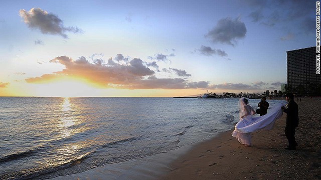Opted for Hawaii's Waikiki Beach for the wedding? You can stay right where you are for the honeymoon.