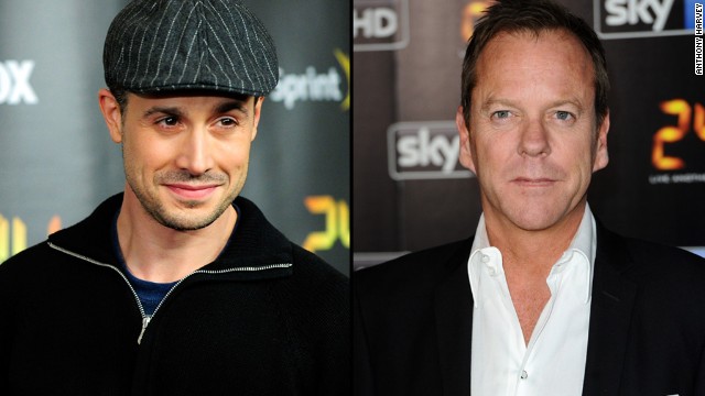 Freddie Prinze Jr. worked with Kiefer Sutherland on the Fox series "24" in 2010 and said his experience with the actor was so horrible, he wanted to quit acting. Yet while Prinze called Sutherland "the most unprofessional dude in the world," Sutherland responded via his rep that he enjoyed working with his former co-star. 