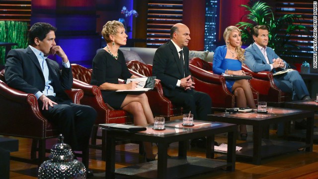 Cuban and other panelists on the show "Shark Tank" watch as entrepreneurs pitch a smart lightbulb, a high-tech replacement for a wine cork, a subscription service of carefully curated children's books, and a fort-building construction kit for kids.