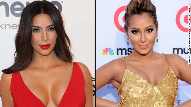 Kim Kardashian didn't mention actress Adrienne Bailon by name when she went on a Twitter rant July 29, but it was pretty obvious whom she was speaking of. Bailon, who used to date Kim's brother Rob, spoke ill of the past relationship in a magazine interview. Kim then tweeted: "Funny how she says being with a Kardashian hurt her career yet the only reason she has this article is bc she is talking about a Kardashian ... So sad when people try to kick my brother when he is down #FamilyForever."