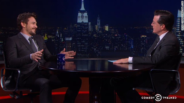No one, not even Franco, can make Colbert break character