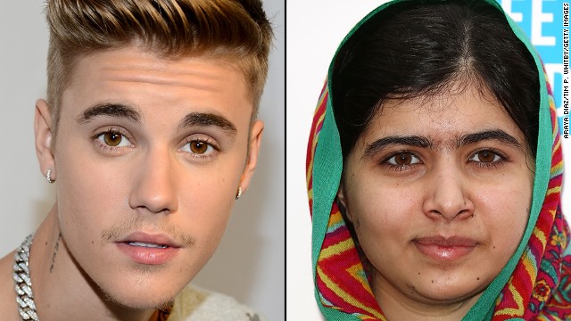 Justin Bieber habla por FaceTime con Malala Yousafzai