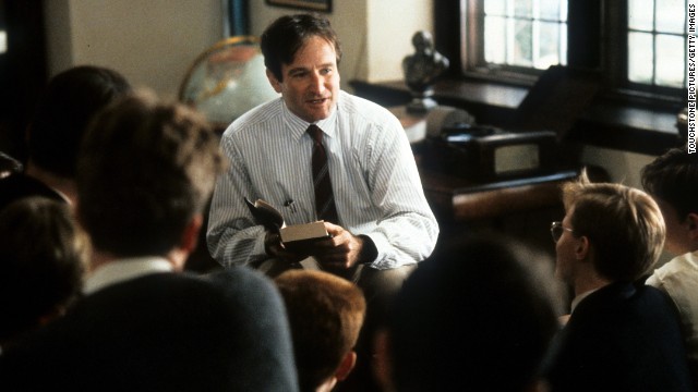 Williams portrayed a teacher in the movie "Dead Poets Society" in 1989, one of his first mostly dramatic roles. 