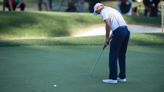 A seven-foot putt was all that stood between Kaymer and Europe in clinching an unlikely come-from-behind victory against the U.S. at Medinah.