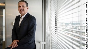 Eduardo Campos, presidential candidate and former governor of the state of Pernambuco, sits for a photograph after an interview in Sao Paulo, Brazil, on Thursday, April, 17, 2014.