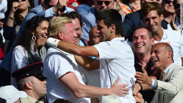 Under the guidance of Boris Becker, Novak Djokovic won at Wimbledon in July. The pair have been working together since December 2013.