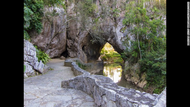 Cueva de los Portales isn't just the site of a natural bridge in Cuba's western province of Pinar del Rio. It also played a role in the 1962 Cuban Missile Crisis.