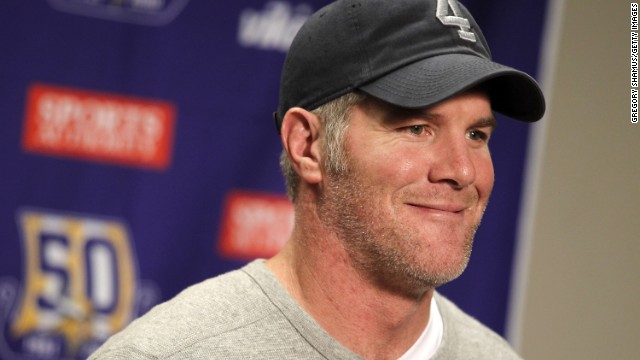 At age 40 in 2010, Brett Favre <a href='http://sports.espn.go.com/nfl/news/story?id=5061588' >became the only grandfather playing in the NFL</a> when his 21-year-old daughter, Brittany, gave birth birth to son Parker Brett. 