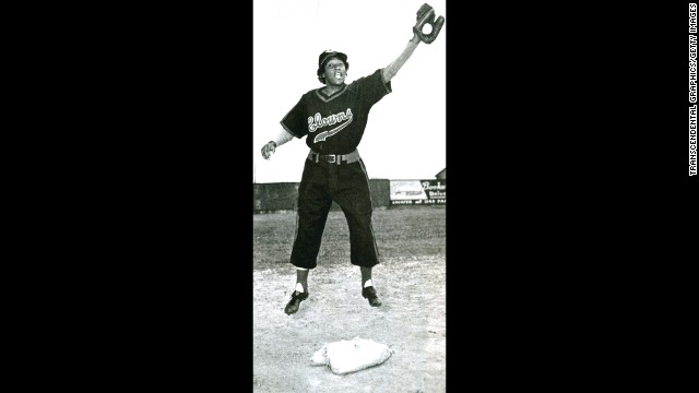 Toni Stone played shortstop for the Indianapolis Clowns of the National Negro Leagues. Pictured here circa 1950, Stone is believed to be the first women to suit up regularly for a professional baseball team.