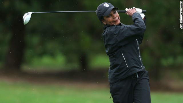 Former Secretary of State Condoleezza Rice was one of the first two women admitted as a members to the Augusta National Golf Club in 2012.