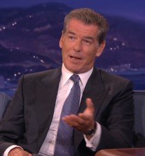 Pierce Brosnan Tells Conan About Working with Robin