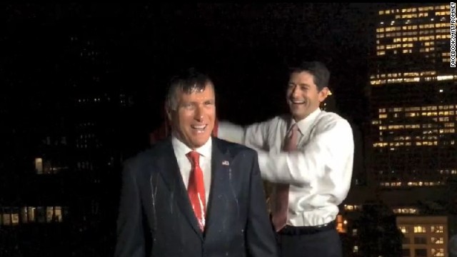 Paul Ryan gleefully dumps ice water on Mitt Romney