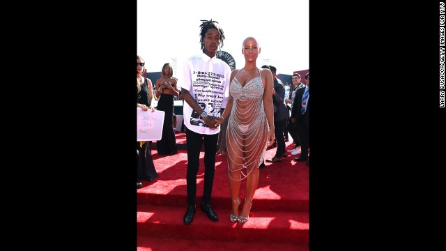 Wiz Khalifa and model Amber Rose