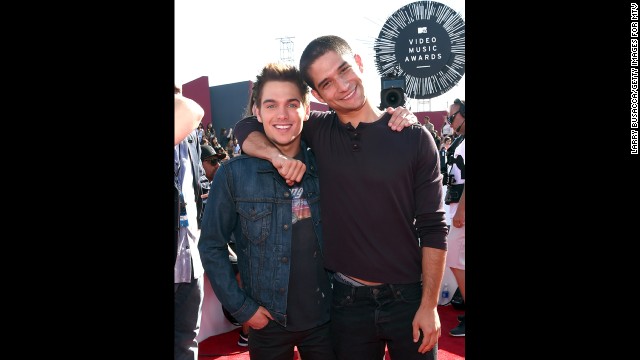 Dylan Sprayberry, left, and Tyler Posey