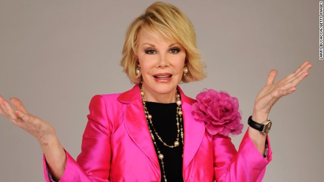 Joan Rivers, the sassy comedian whose gossipy "can we talk" persona catapulted her into a career as a headlining talk-show host, best-selling author and red-carpet maven, died September 4. She was 81. 