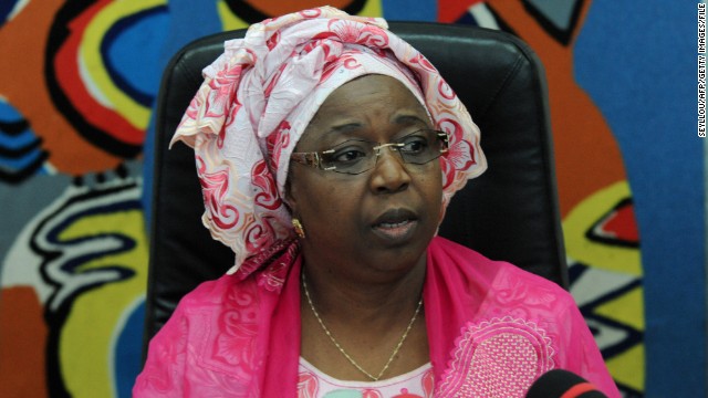 Senegalese Health Minister Awa Marie Coll-Seck gives a press conference on August 29 in Dakar to confirm the first case of Ebola in Senegal. The health minister announced that a young Guinean had tested positive for the deadly virus.