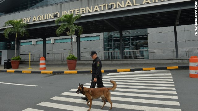 Manila's Ninoy Aquino International Airport has been placed on full alert, state-run media report.