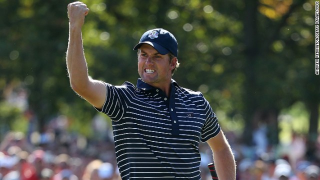 Webb Simpson was also part of the 2012 United States team at Medinah. Despite an up and down year form wise, Watson said Webb's contribution two years convinced him to pick the 2012 U.S. Open champion.