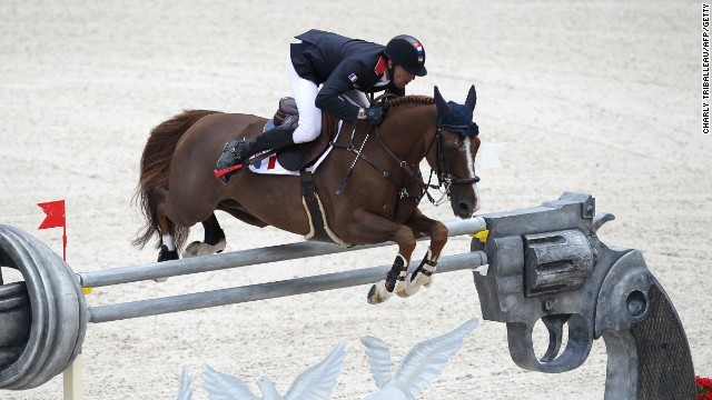  While athletes in other sports might be more familiar with starting guns, theses international equine experts had a very different interpretation. 