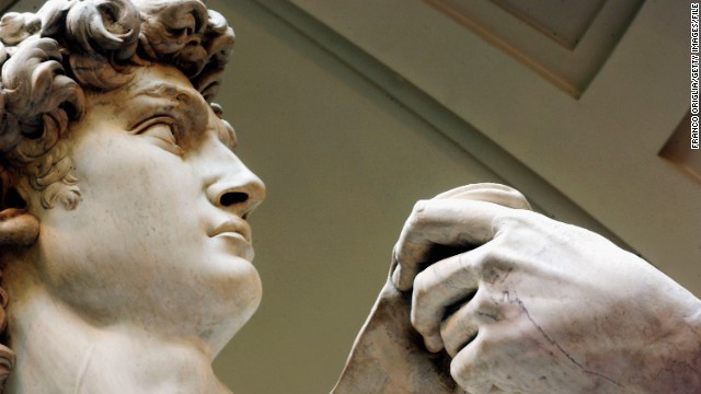 Michelangelo's David sculpture is the most famous resident of Florence, Italy's Galleria dell'Accademia.