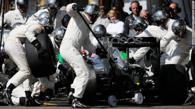 The McLaren pit crew in action at the Belgian Grand Prix last month. The HPL's work will help not just Button but the engineers and mechanics who play such a vital role on race days. "The team need to be fit -- they work such long hours, the mechanics especially have got to be on the ball," Button says. "We've got to be able to push them hard and get the best out of them every second." 