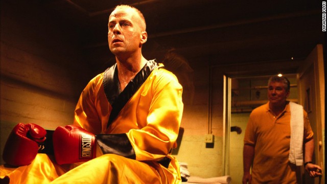 Bruce Willis plays boxer Butch Coolidge, who runs afoul of Marsellus Wallace and will do anything to get his watch back. 