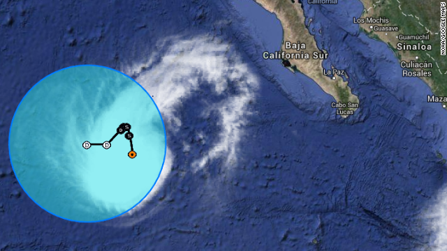 Siguen las fuertes lluvias en Baja California Sur, México, por el paso del huracán Rachel