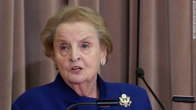 Former Secretary of State Madeleine Albright took on late-night talk show host Conan O'Brien in a Twitter battle. 