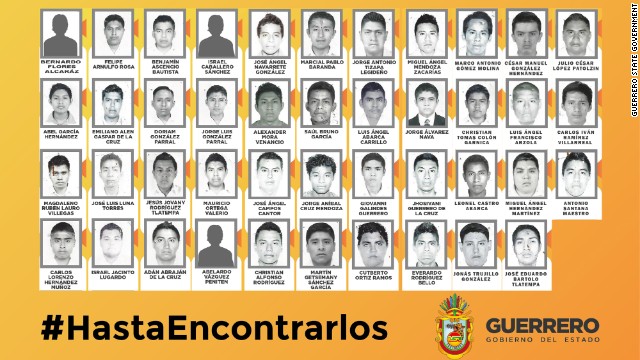 Photos: Missing Mexican students