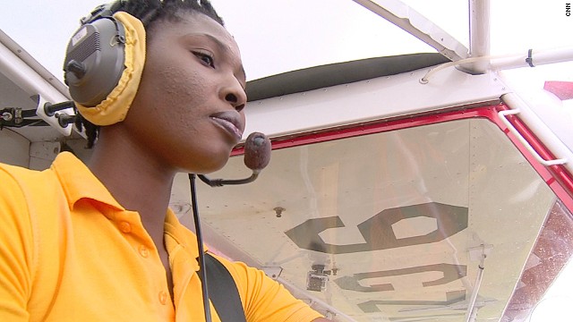 Patricia Mawuli is Ghana's first female civilian pilot and the first woman in West Africa certified to build and maintain rotax engines.