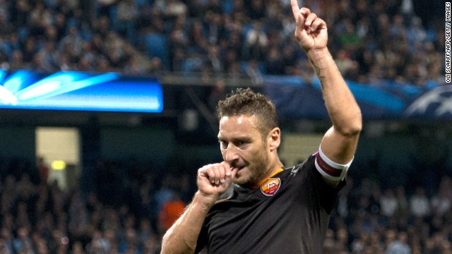 Francesco Totti is a Roma legend and the 38-year-old has spent his entire career with the club.