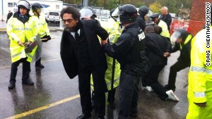 Professor Cornel West was arrested Monday in Ferguson, Missouri, a protest event organizer says.
