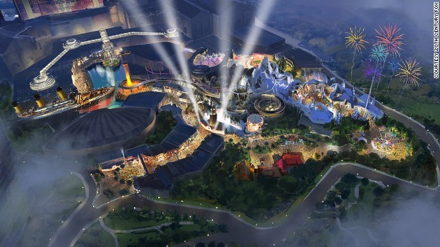 The first theme park for 20th Century Fox in Genting, Malaysia, will feature rides tying in with 
