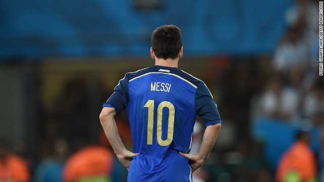 Messi led Argentina at the 2014 World Cup in Brazil earlier this year. As captain, he scored four as the South Americans advanced to a final meeting with Germany. However, even Messi couldn't guide Argentina to football's greatest prize, as Mario Gotze scored in extra-time to seal a win for the Germans.