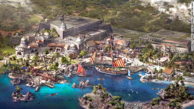 Caribbean-like greenery and pirates are coming to Shanghai Disney at Treasure Cove. 