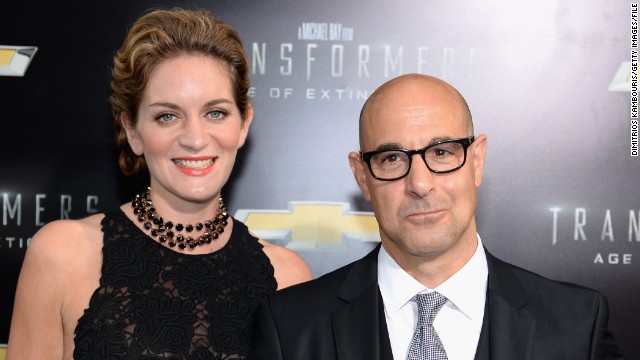 Stanley Tucci and his wife, Felicity Blunt, are expecting their first child together, but Tucci already has plenty of experience with diaper duty. The "Hunger Games" actor has three other children from his marriage to Kate Tucci, who died of cancer in 2009. 