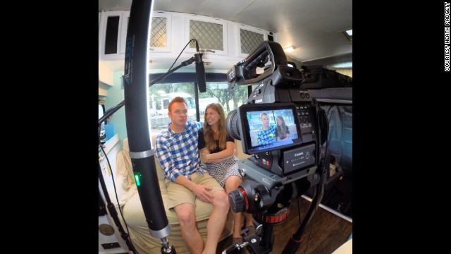 The Padgetts hope to turn their RV experience into a documentary. They film and blog about their travels on a daily basis.